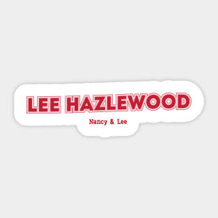 Lee Hazlewood Sticker